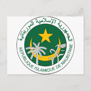 Mauretanienwappen Postkarte