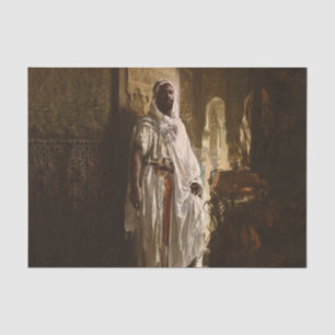 Mauretanischer Häuptling Afrikanische Kunst Malere Seidenpapier