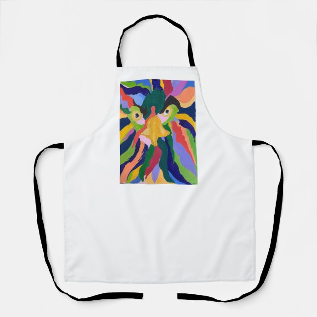 Maurice Angry Rooster Schürze (Vorderseite)