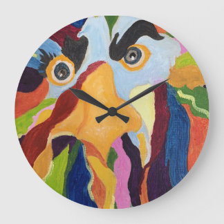 Maurice Angry Rooster Wall Clock Große Wanduhr