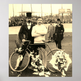 Maurice Garin Gewinner Paris-Roubaix 1898 Color Re Poster