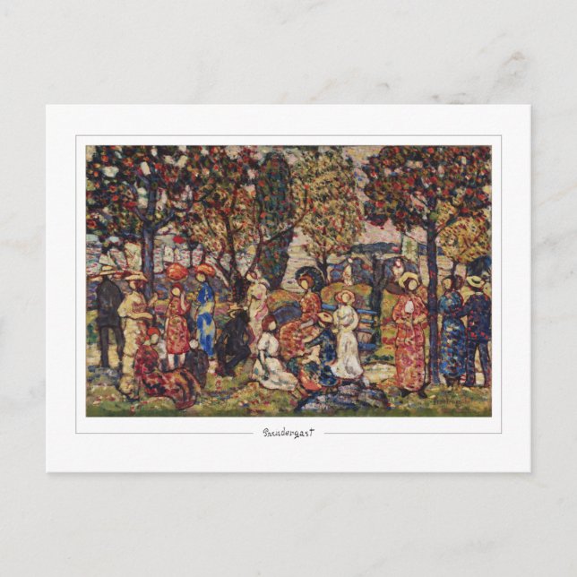 Maurice Prendergast #16 - Fine Art Postcard Postkarte (Vorderseite)