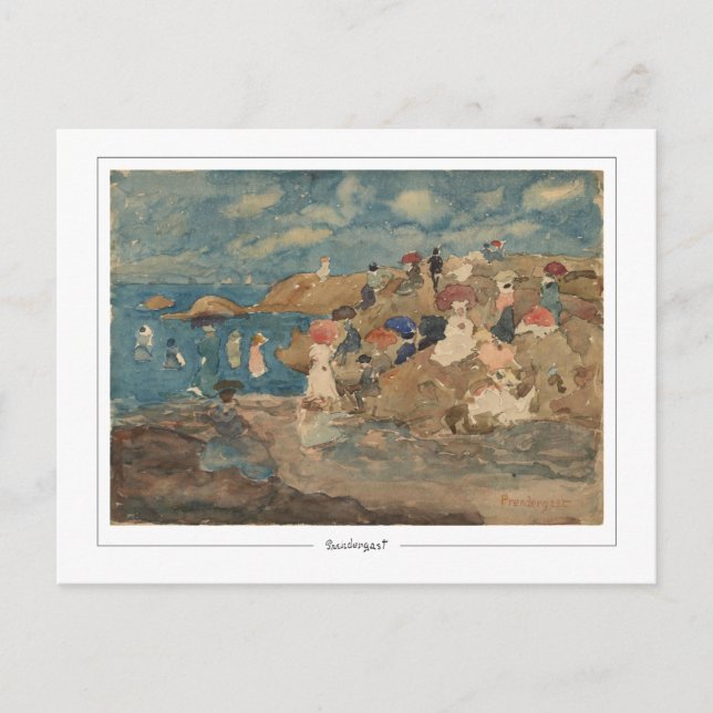 Maurice Prendergast #50 - Fine Art Postcard Postkarte (Vorderseite)