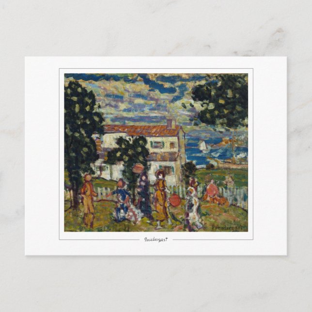 Maurice Prendergast #569 - Fine Art Postcard Postkarte (Vorderseite)