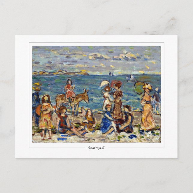 Maurice Prendergast #594 - Fine Art Postcard Postkarte (Vorderseite)