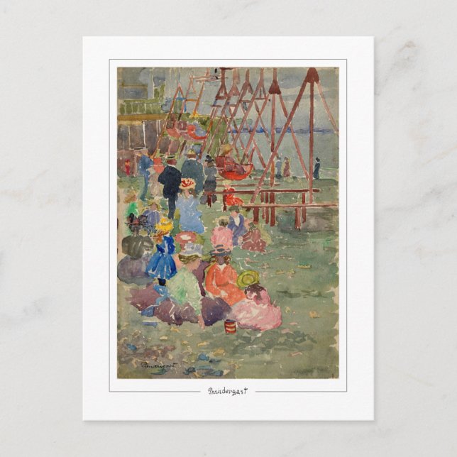 Maurice Prendergast #60 - Fine Art Postcard Postkarte (Vorderseite)