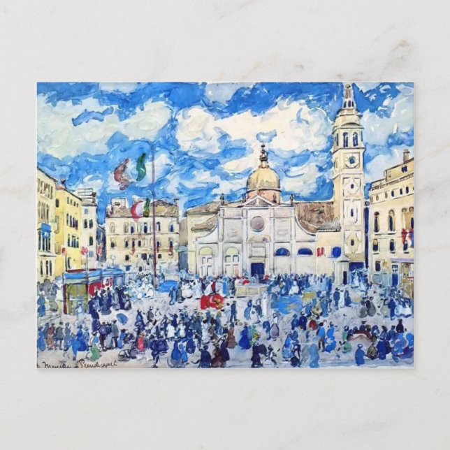 Maurice Prendergast - Campo Santa Maria Formosa Postkarte (Vorderseite)