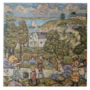 Maurice Prendergast - Landschaft Near Nahant Fliese