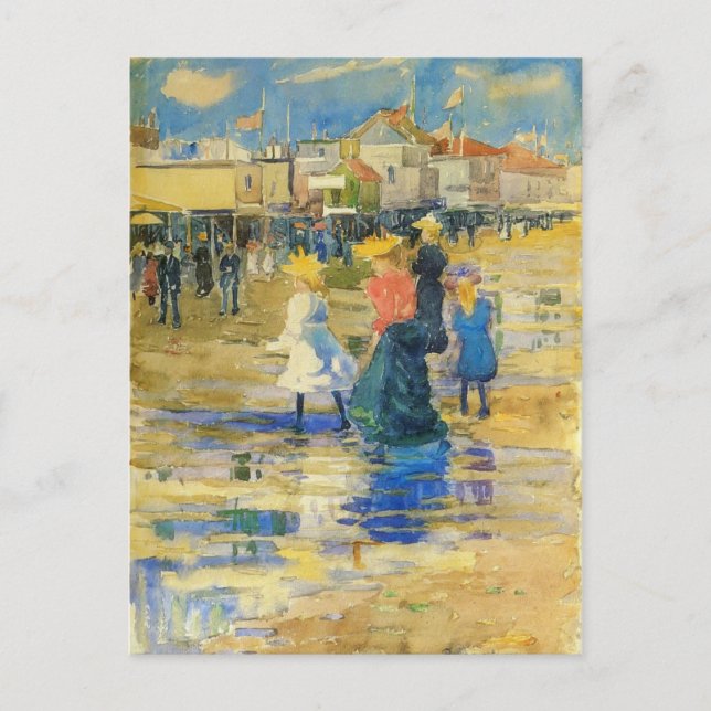 Maurice Prendergast - Revere Beach Postkarte (Vorderseite)