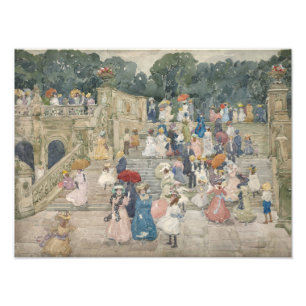 Maurice Prendergast - The Terrace Bridge, Central Fotodruck