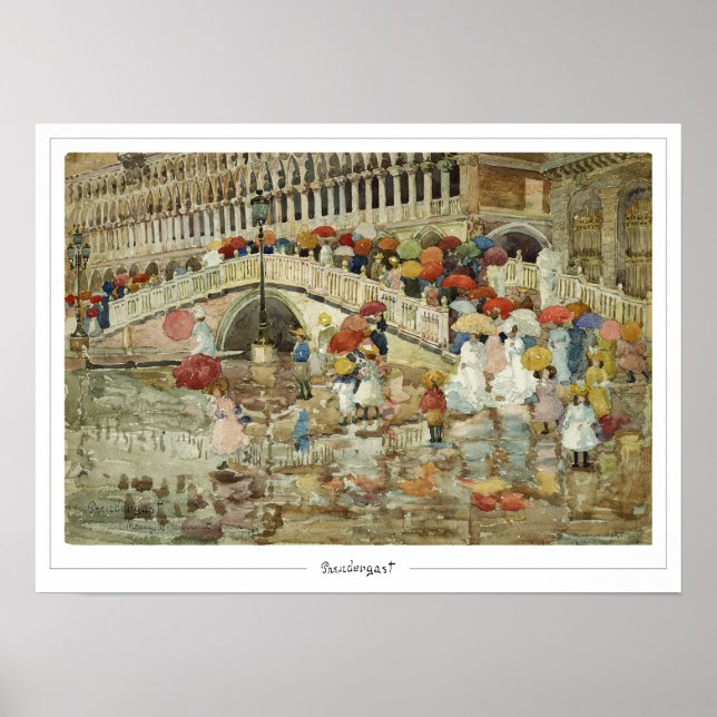 Maurice Prendergast Zedign Art Poster #17 (Vorne)