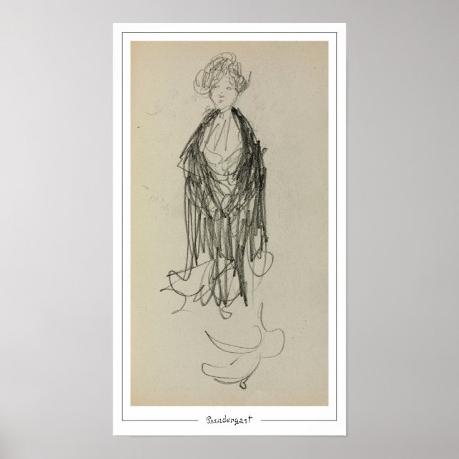 Maurice Prendergast Zedign Art Poster #376 (Vorne)