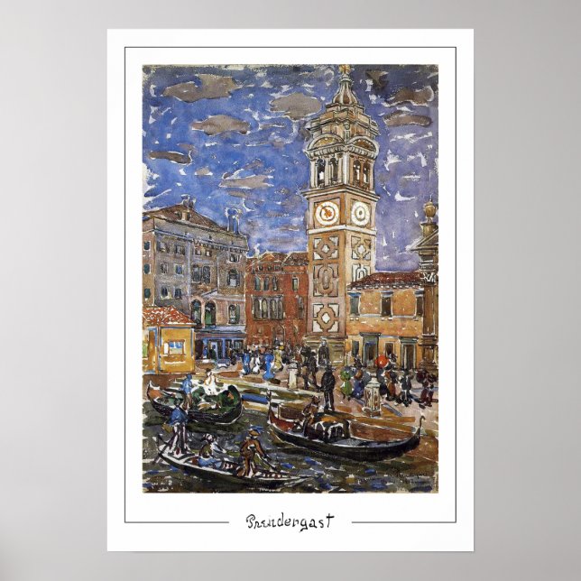 Maurice Prendergast Zedign Art Poster #38 (Vorne)