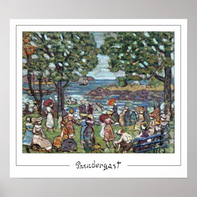 Maurice Prendergast Zedign Art Poster #4 (Vorne)