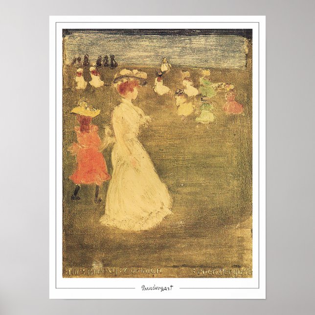 Maurice Prendergast Zedign Art Poster #425 (Vorne)