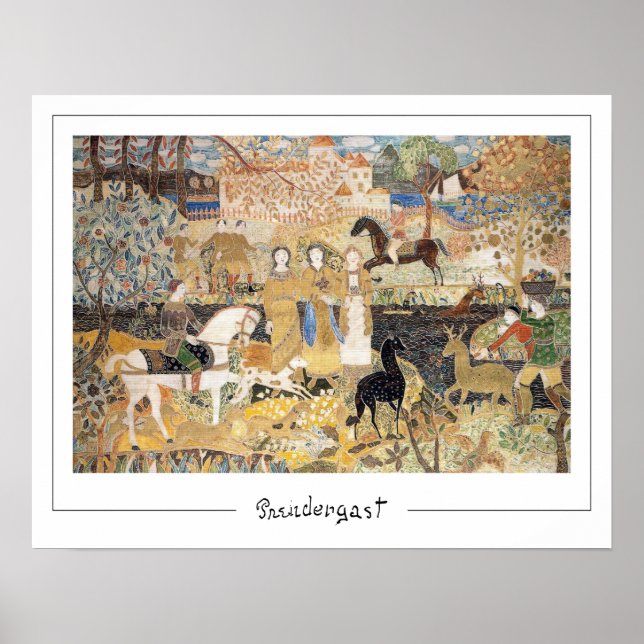 Maurice Prendergast Zedign Art Poster #7-2 (Vorne)