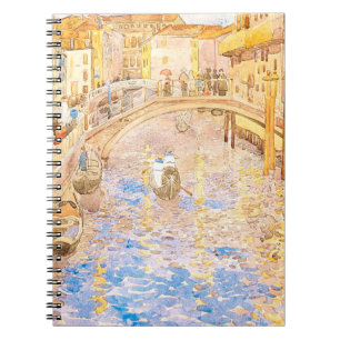 Maurice Prendergast's Venezianische Canal Scene Notizblock