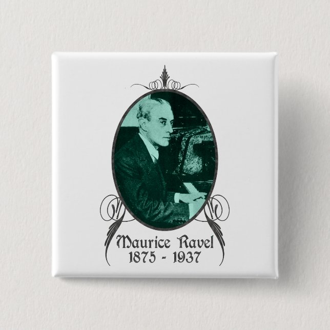 Maurice Ravel Button (Vorderseite)