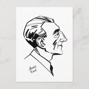 Maurice Ravel Postkarte