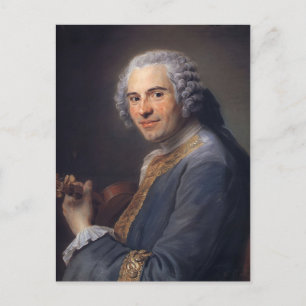 Maurice Tour- Jean-Joseph Cassanea de Mondonville Postkarte