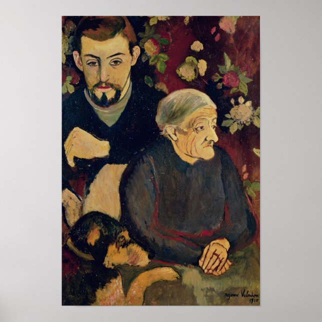 Maurice Utrillo, his Grandmother and his Dog Poster (Vorne)