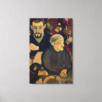 Maurice Utrillo, seine Großmutter und sein Hund