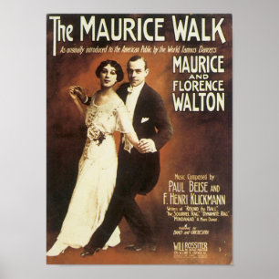 Maurice Walk Vintag Songbook Cover Poster