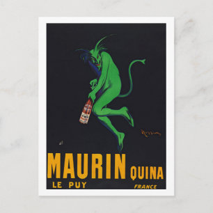 Maurin Quina Absinth Postkarte