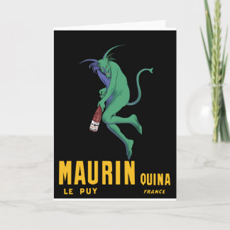 Maurin Quina - Cappiello 1906 - Absinthe Apertif Karte