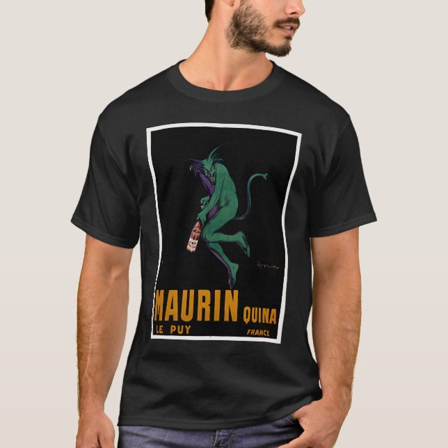 Maurin Quina grüner Teufel durch Cappiello T-Shirt (Vorderseite)