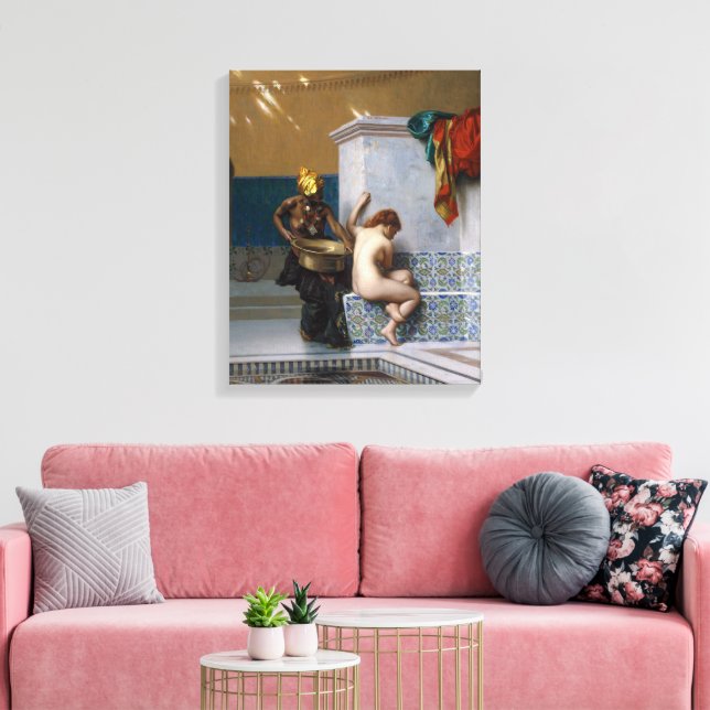 Maurische Bath | Jean-Lé zu Gé rô mich | Leinwanddruck (Insitu (Wohnzimmer))