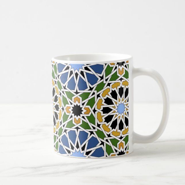 Maurische Fliese Kaffeetasse (Rechts)
