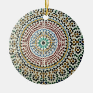 Maurische Fliesen-Verzierung Keramik Ornament