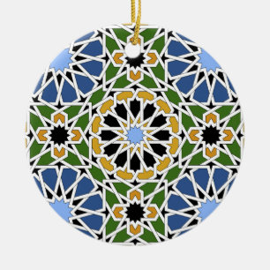 maurische Fliesenverzierung Keramikornament