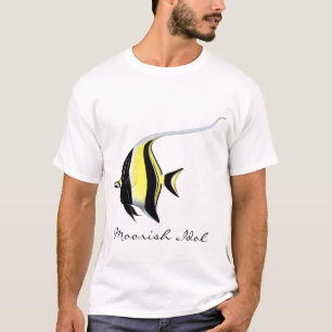 Maurische Idol-Aquarium-Fisch-kundengerechter T - T-Shirt