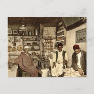 Maurische Kaffeehäuser, Algier, Algerien Vintag Ph Postkarte