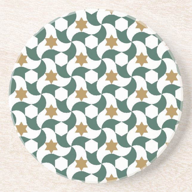 Maurischer Fliese Untersetzer (Vorne)