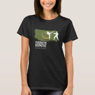 Mauritania Karate Kumite Martial Arts Karate T-Shirt