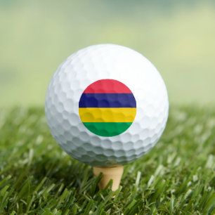 Mauritische Flagge, Flagge von Mauritius Golfball