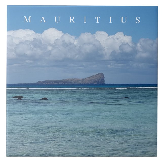 Mauritius Coin de Mire view Keramik Fliesen (Vorderseite)