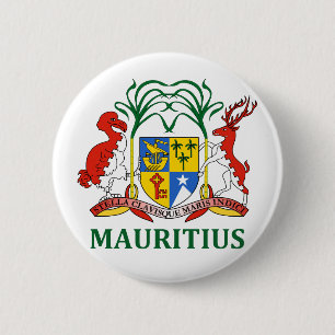 Mauritius - Emblem/Flagge/Wappen/Symbol Button