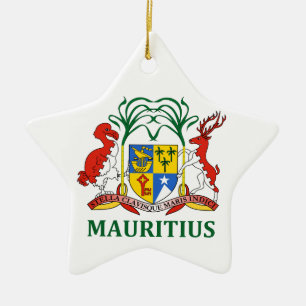 Mauritius - Emblem/Flagge/Wappen/Symbol Keramikornament