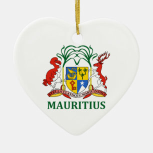 Mauritius - Emblem/Flagge/Wappen/Symbol Keramikornament