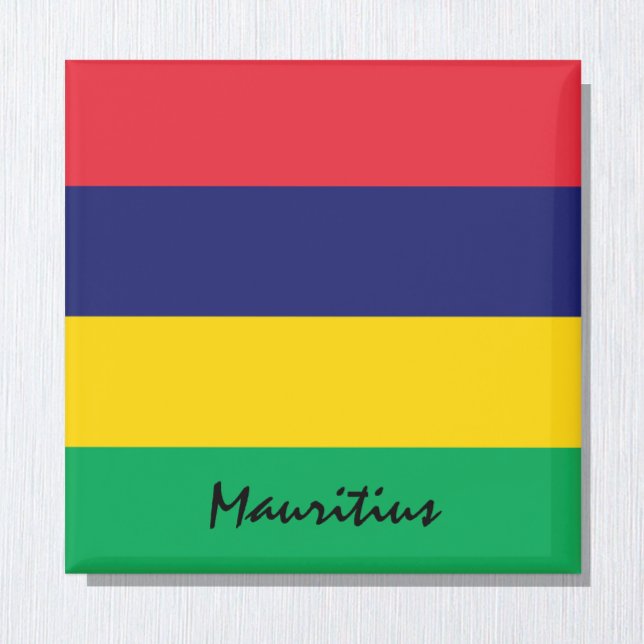 Mauritius Fahne & Afrika Urlaubs-/Sportfans Magnet (Von Creator hochgeladen)