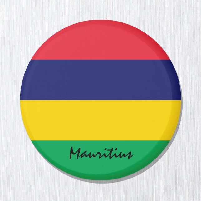 Mauritius flag& afrikanisch - Reise-/Sportfans Magnet (Von Creator hochgeladen)