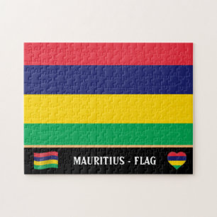 Mauritius Flag & Mauritius country / Mauritius Puzzle
