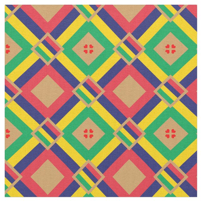 Mauritius Flag & Mauritius Trendy Fabric Mode Stoff (Nahaufnahme)