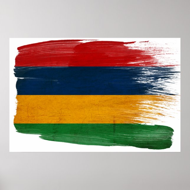 Mauritius Flag Posters Poster (Vorne)