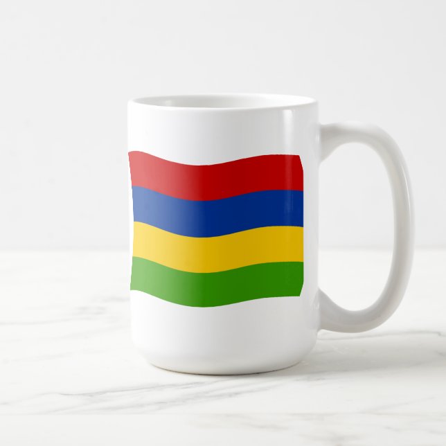 Mauritius Flag Tasse (Rechts)