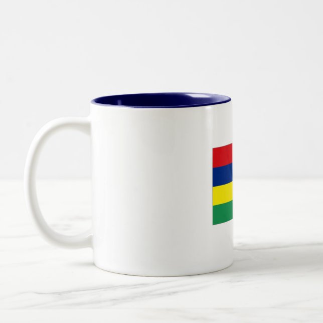 Mauritius Flag Tasse (Links)